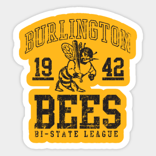 Burlington Bees Sticker